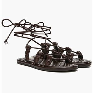 Sam Edelman Dark Brown Braided Sandals NEW!!